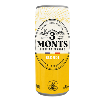 Image de Bière blonde 3 Monts 8,5° boîte