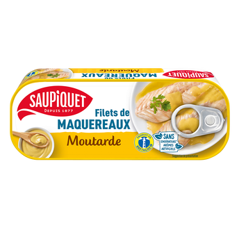Image de Filets de maquereaux à la moutarde  SAUPIQUET
