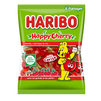 Image de Bonbon happy cherry HARIBO, sachet