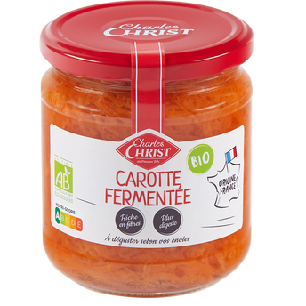 Image de Carottes lacto fermentées bio CHARLES CHRIST - Bocal