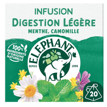 Image de Infusion digestion légère ELEPHANT, x20 sachets pyramides