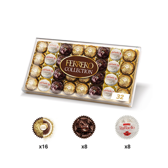 Image de Assortiments chocolats noël FERRERO collection, x32 soit