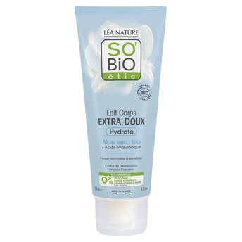 Image de Lait corps extra doux hydratant aloe vera bio SO BIO