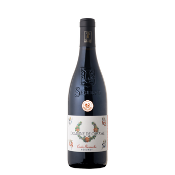 Image de Vin Rouge CVT Côtes Du Rhône Villages Séguret AOP rouge Domaine de CabasseGarnacho