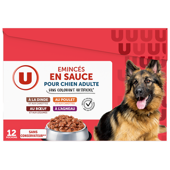 Image de U
Sachets fraicheur pour chien adulte Emincés en sauce