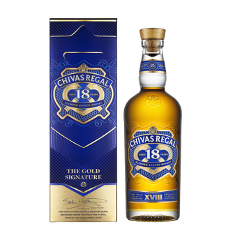 Image de Scotch whisky Blended CHIVAS Regal, 40°, 18 ans d'âge