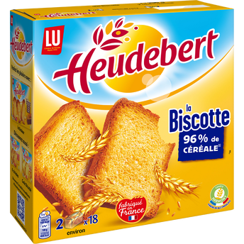Image de Biscottes HEUDEBERT - Paquet de 36 tranches