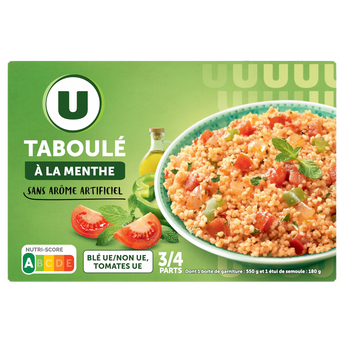 Image de U
Taboulé à la menthé, boite de