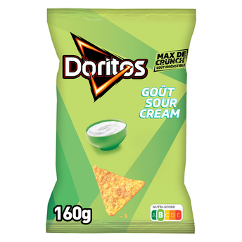 Image de Chips tortillas de maïs DORITOS saveur sour cream, paquet