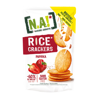 Image de Crackers paprika N.A rice, sachet de