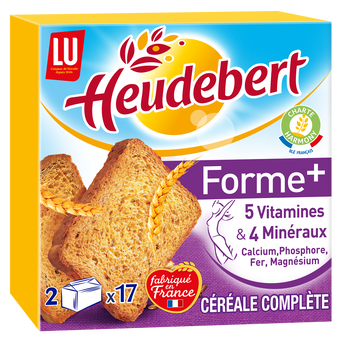 Image de Biscottes Pacte Forme HEUDEBERT - Paquet de 34 tranches