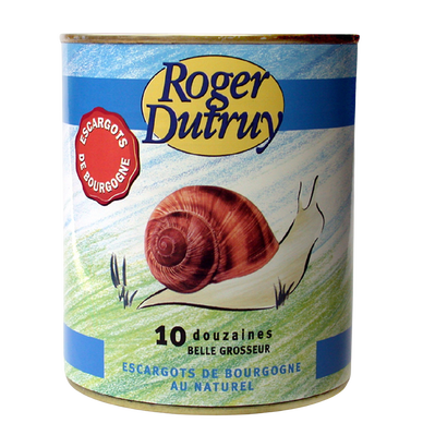 Escargot.Bourgogne Belle Grosseur ROGER DUTRY, boîte 4/4, 10dz