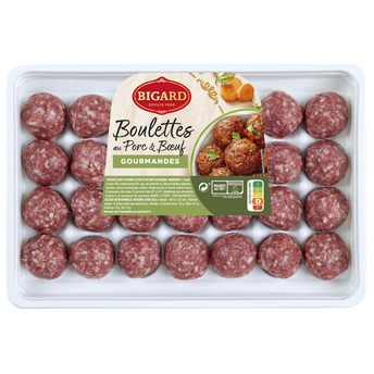 Image de Boulette gourmande, BIGARD, 28 pièces, barquette