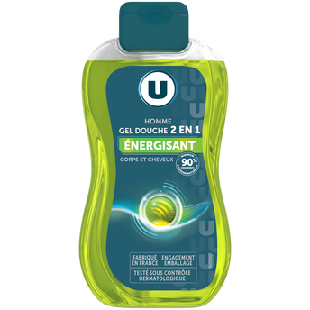Image de U
Gel douche homme Energisant Corps et cheveux