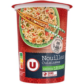 Image de U
Nouilles cuisinées cup légumes boîte de