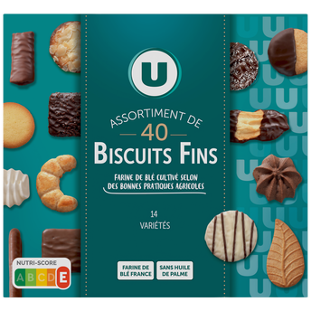 Image de U
Assortiment biscuits Pâtissiers, boîte