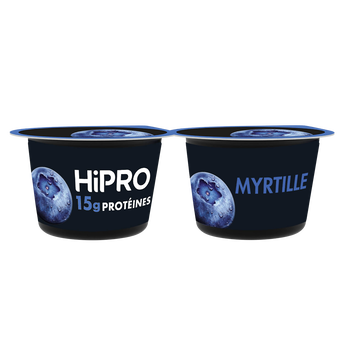 Image de Yaourt myrtille protéiné 0%mg HIPRO