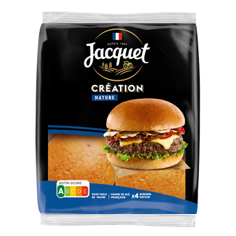 Image de Pains Burger Création nature JACQUET - x4