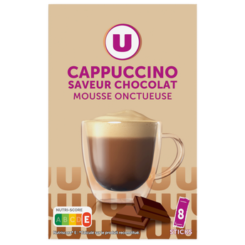 Image de U
Café soluble Cappucino Saveur chocolat