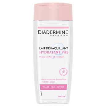 Image de Lait démaquillant hydratant DIADERMINE, flacon de