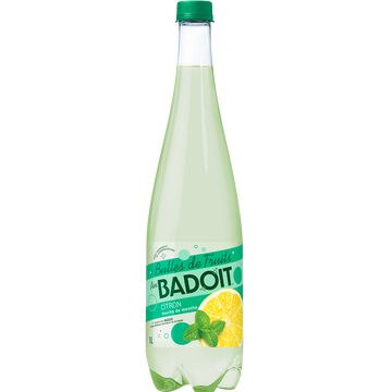 Badoit Boisson Gazeuse Badoit Bulles De Fruits Citron-menthe, 1l