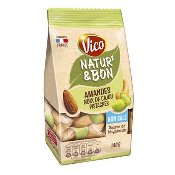 Image de Natur' bon amandes noix de cajou pistaches VICO