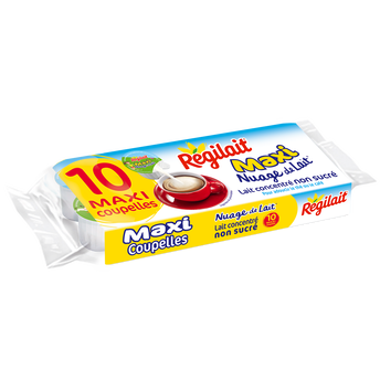 Image de Lait concentré non sucré "Nuage de Lait" REGILAIT, 10 maxi