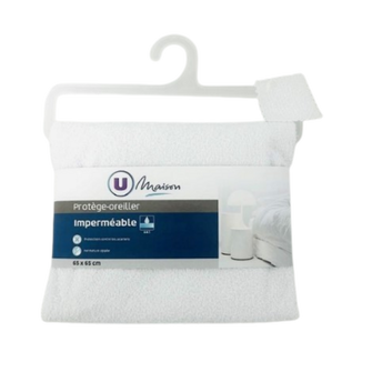 Image de U MAISON
Protege-oreiller 65x65cm impermeable en eponge