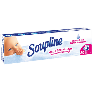 Soupline, Lingettes assouplissantes, Sèches-linge, Douceur & soin, 20  pc