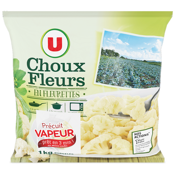 Image de U
Choux-fleurs fleurettes précuits vapeur