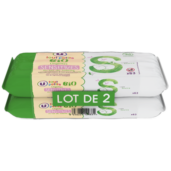 Image de U TOUT PETITS BIO
Lingettes bébé sensitive