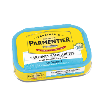 Image de Sardines sans arêtes au naturel PARMENTIER 1/6