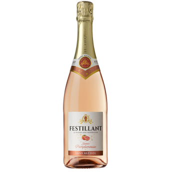 Image de Boisson pétillante sans alcool pamplemousse, Festillant