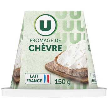 Image de U
Fromage Pyramide de chèvre frais au lait pasteurisé  14% de MG