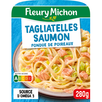 Image de Plat Cuisiné Individuel tagliatelles au saumon et ciboulette FLEURY MICHON
