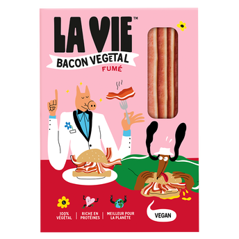 Image de Spécialité végétale type Bacon fumé LA VIE