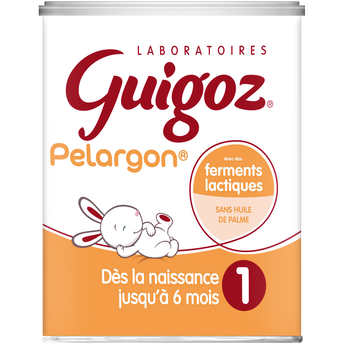 Image de Lait infantile en poudre 1er âge 0-6M GUIGOZ PELARGON - Boîte