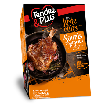 Image de Souris d'agneau confite, TENDRE ET PLUS 480 g