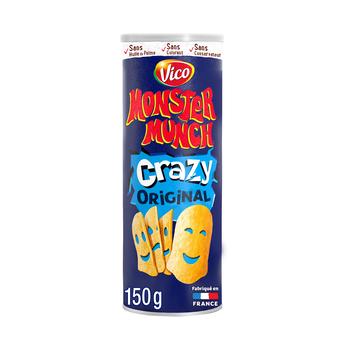 Image de Chips tuiles apéritif original goût salé MONSTER MUNCH CRAZY