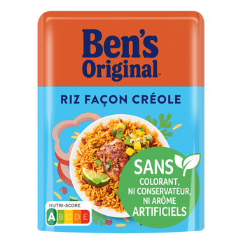 Image de Riz micro-ondable façon Créole 2min BEN'S ORIGINAL
