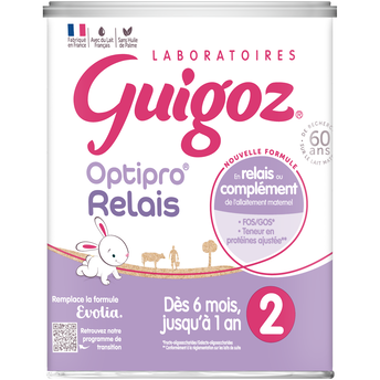 Image de Lait infantile en poudre 2ème âge 0-6M GUIGOZ EVOLIA - Boîte