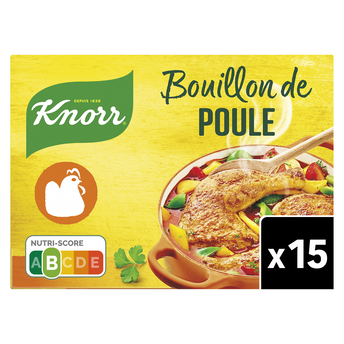 Image de Bouillon de poule KNORR, 15 tablettes, 150g