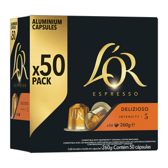 Image de Café capsules L'OR ESPRESSO Delizioso N°5 - Compatible NESPRESSO