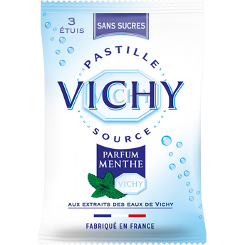 Image de Pastilles à la menthe sans sucre VICHY