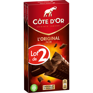 Côte d'Or Chocolat Noir Msm Extra Cote D'or, 2x200g