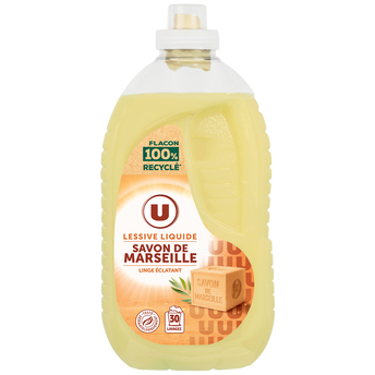 Image de U
Lessive liquide - Savon de Marseille - 30 lavages - 1.5