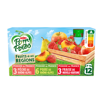 Image de Compotes Gourdes Multivariétés de nos Régions POM'POTES