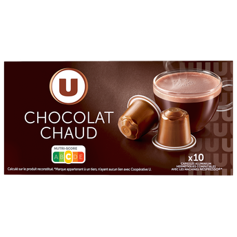 Image de U
Chocolat chaud U, capsules x10