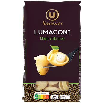 Image de U SAVEURS
Pâtes Lumaconi nature  sachet