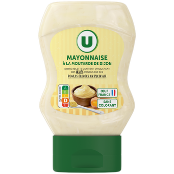 Image de U
Mayonnaise à la moutarde de Dijon sans colorant squezz